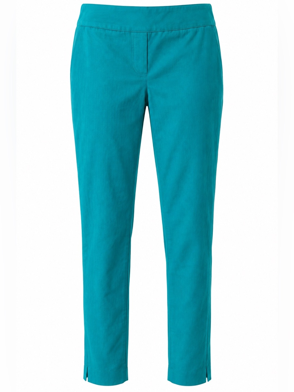 Margaret M Boutique Turquoise Pull-On Ankle Pants Women’s L